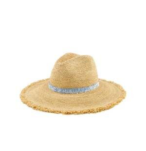 Borsalino Rafia Crochet Hat